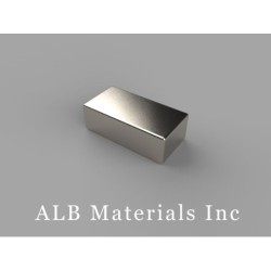 3/4 x 3/8 x 1/4 inch thick Block Magnets BC64