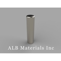 1/4 dia. x 1 inch thick Cylinder Magnets D4X0DIA