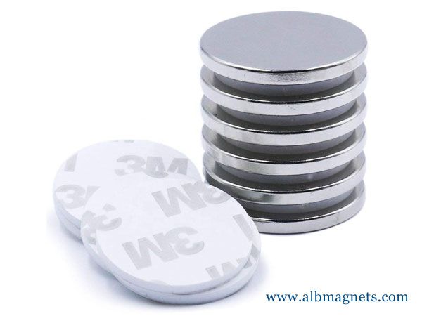 Adhesive Magnetic Discs Round Magnetic Discs with Adhesive Backing Office School & More! Magnetic Discs are Great to use at Home Magnetic Adhesive Dots Great for Crafts 3/4 inch, 8 Pieces 