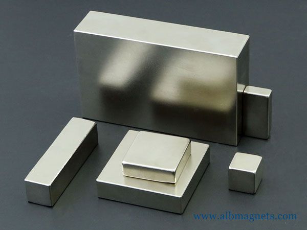 N40 1" x 1" x 1/2" large strong powerful Neodymium block magnets DIY MRO 
