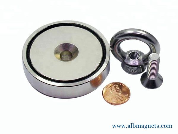 round neodymium salvage pot shape super strong magnets