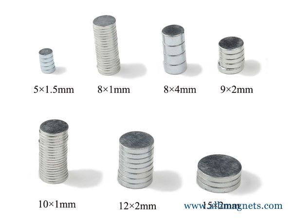 1/3"x1/24" Fridge Magnet 8mmx1mm Super Strong Neodymium Disc Magnets 8x1mm 