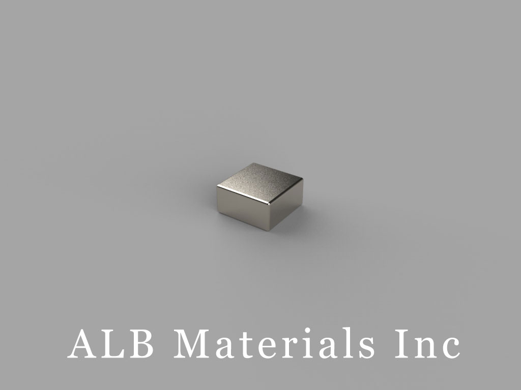 B442-N50 Neodymium Magnets, 1/4 inch x 1/4 inch x 1/8 inch thick