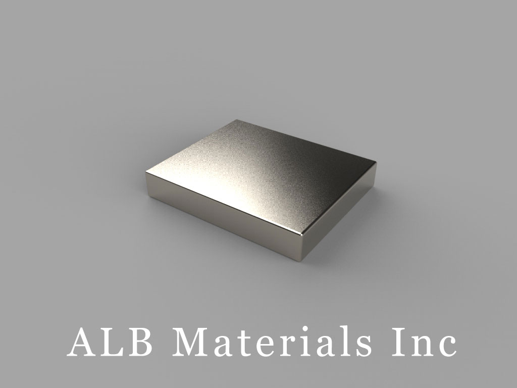 BCA2 Neodymium Magnets, 3/4 inch x 5/8 inch x 1/8 inch thick